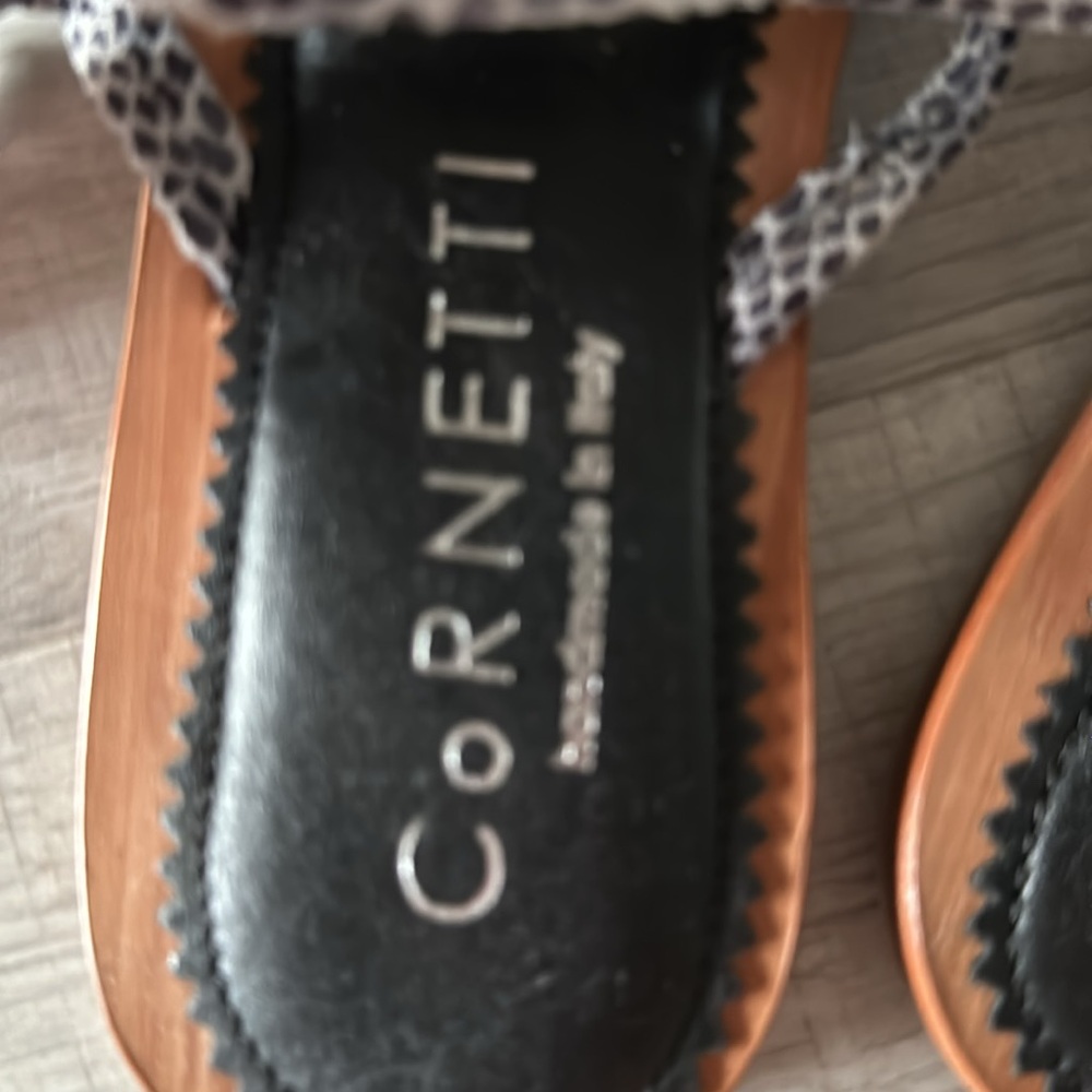 Cornetti Aria Python Sandal - image 5